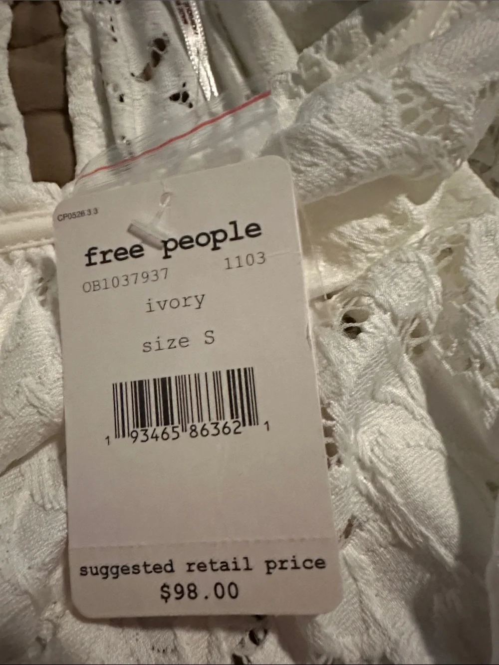 Free People sheer floral